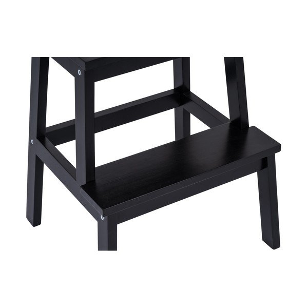 Juoda kaučiukmedžio medienos taburetė Corg - Bonami Selection-image-3