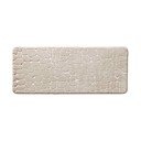 Smėlio spalvos iš tekstilės vonios kilimėlis 50x120 cm Ricochet – douceur d'intérieur