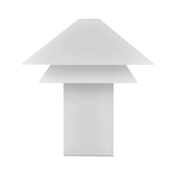 Baltos spalvos stalinis šviestuvas LED su pritemdymo funkcija (aukštis 33,5 cm) su metaliniu gaubtu Sanaka – Blomus