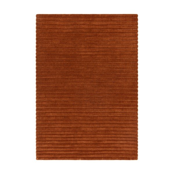 Rankų darbo terakotos spalvos iš vilnos kilimas 120x170 cm – Asiatic Carpets