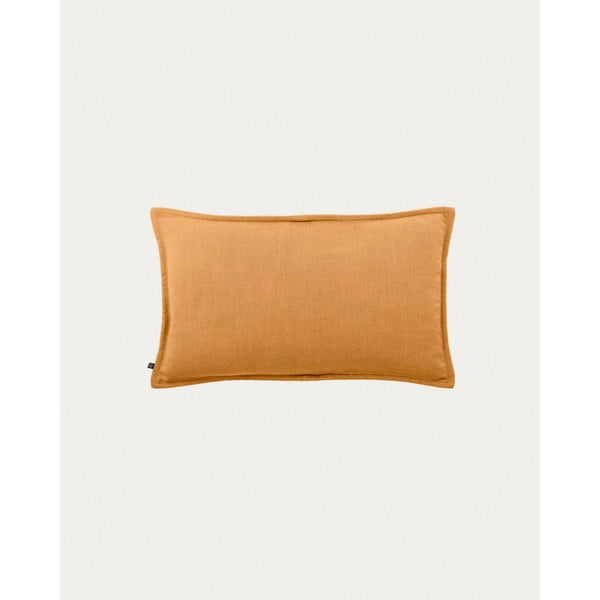 Iš lino mišinio dekoratyvinis pagalvės užvalkalas 50x30 cm Blok – Kave Home-image-2