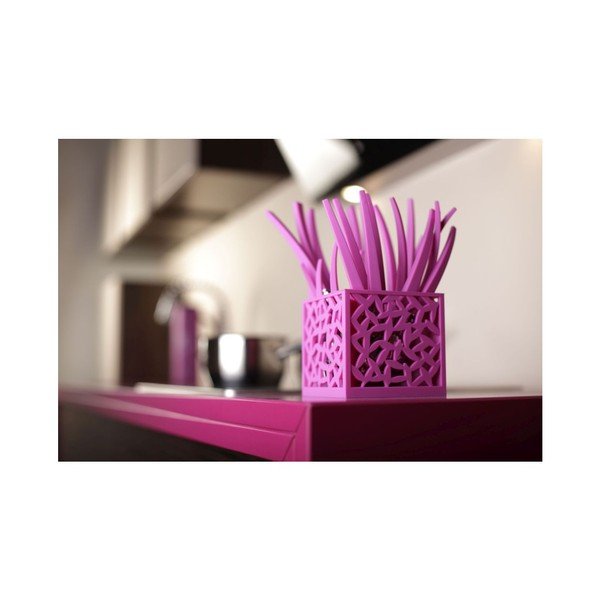 24 violetinių stalo įrankių rinkinys su stovu "Vialli Design Mia-image-2