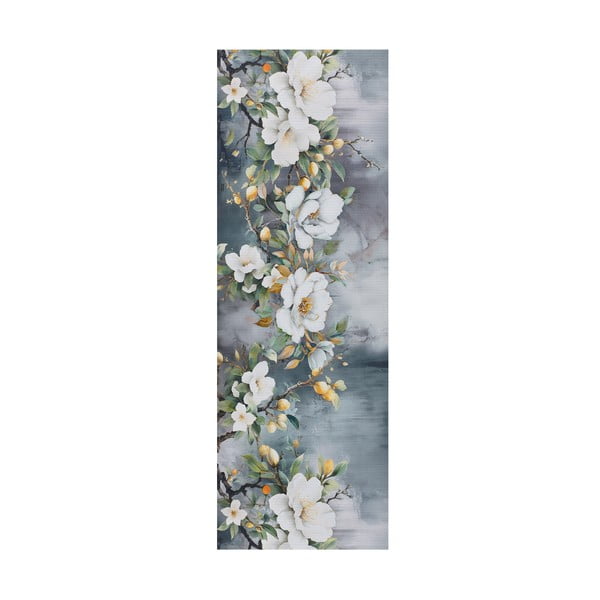 Skalbiamas mėlynos spalvos kilimas 52x200 cm Ricci Sara – Universal