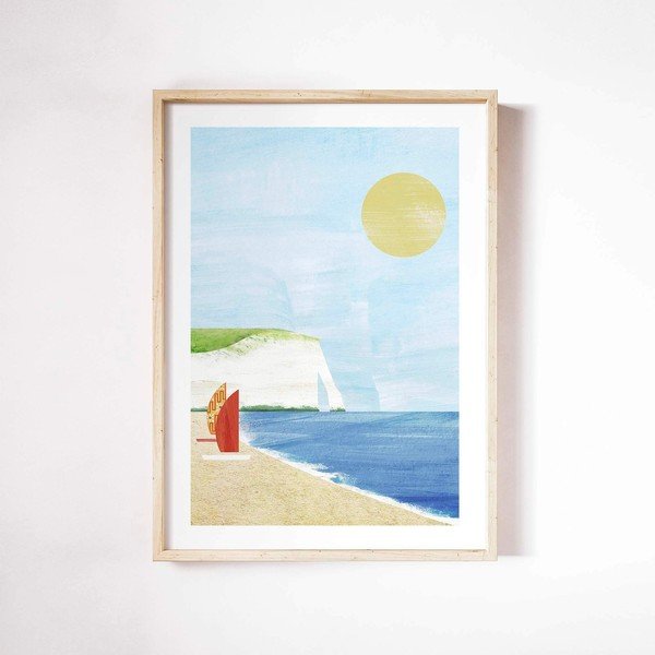 Plakatas 30x40 cm Etretat Cliffs - Travelposter-image-2