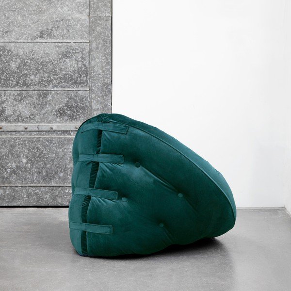 Kintamas fotelis "Karup Nido Velvet Botella-image-1