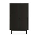 Juodos spalvos spintelė 80x130x40 cm Solei – MOME