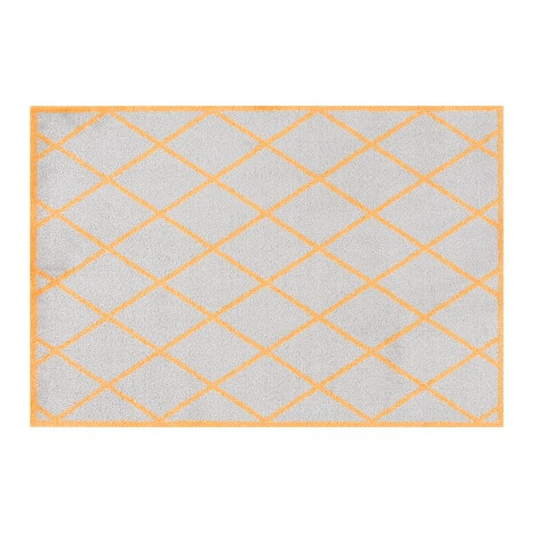 Pilkos ir oranžinės spalvos "Hanse Home Scale" kilimėlis, 50 x 70 cm