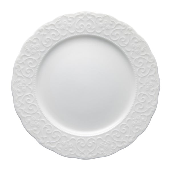 Balta porcelianinė lėkštė Brandani Gran Gala, ⌀ 25 cm