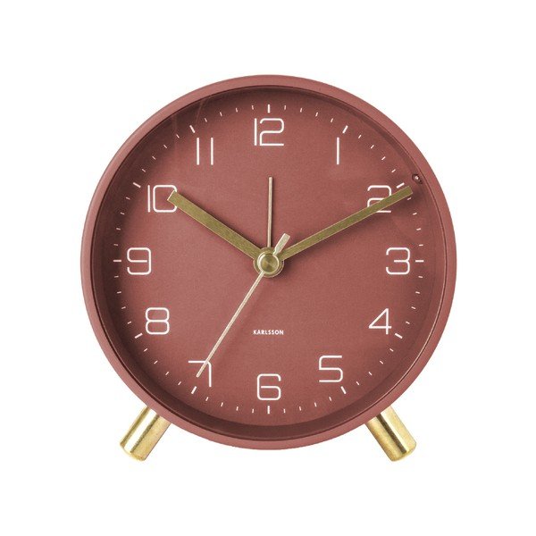 Raudonas žadintuvas Karlsson Lofty, ø 11 cm-image-1