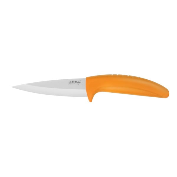 Keramikinis 9,5 cm, oranžinės spalvos peilis