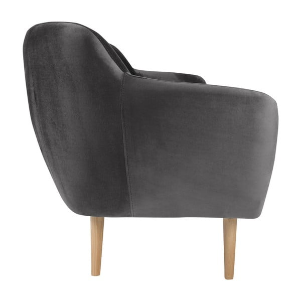 Pilka trijų vietų sofa Mazzini Sofas Benito-image-4