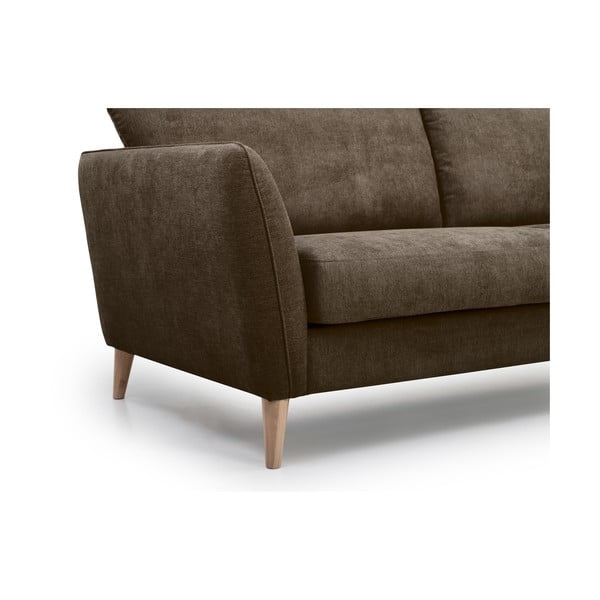 Rudos spalvos sofa Scandic Paris, 206 cm-image-1