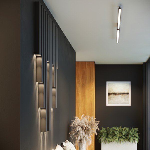 Juodos spalvos iš metalo sieninė lempa FREYA – Thoro-image-4