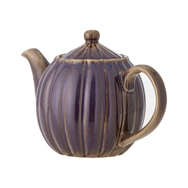 Tamsiai violetinės spalvos iš molio arbatinukas 1,08 l Latina – Bloomingville-image-3