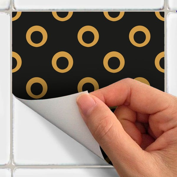 15 sieninių lipdukų rinkinys Ambiance Azulejos Tiles San Chuan, 10 x 10 cm-image-3