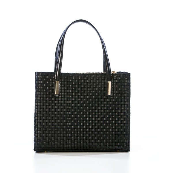 Odinė rankinė Suede Braid Black-image-1