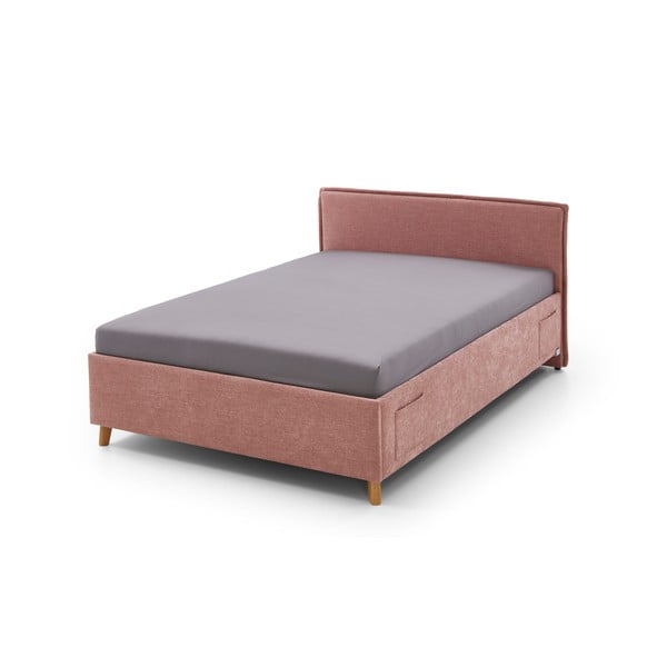 Vaikiška lova rožinės spalvos su sandėliavimo vieta 120x200 cm Fun – Meise Möbel