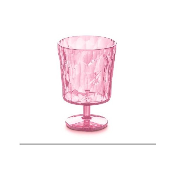 Rausvas plastikinis puodelis "Tantitoni Crystal", 250 ml