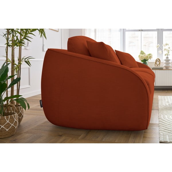 Sulankstoma sofa oranžinės spalvos 235 cm Cezanne – Bobochic Paris-image-1