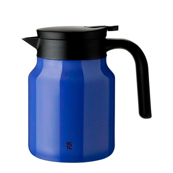 Mėlynos spalvos iš nerūdijančio plieno termosas 900 ml Therm-It – RIG-TIG