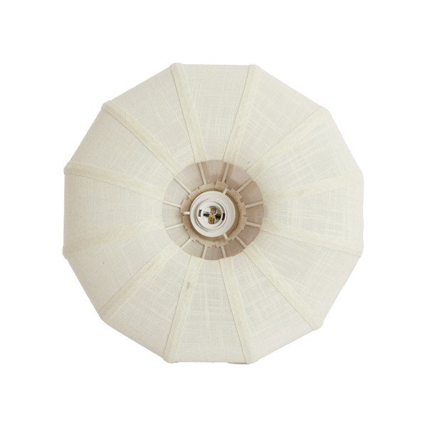 Kreminės spalvos lubinis šviestuvas ø 40 cm su tekstiliniu gaubtu Zosia – Light & Living-image-4