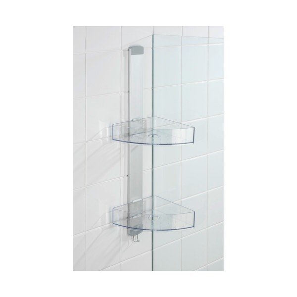 Wenko Premium kampinė pakabinama vonios kambario lentyna, 21 x 20 cm-image-1