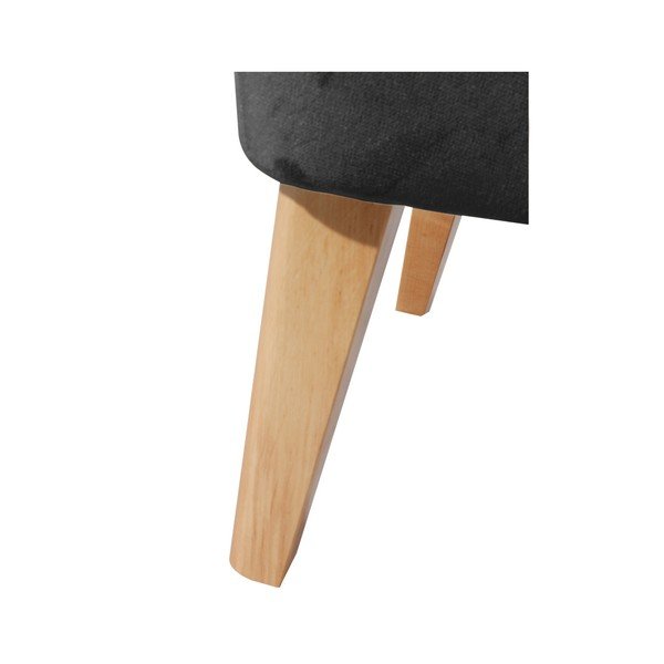 Antracito spalvos fotelis "Max Winzer Brandon Suede-image-3