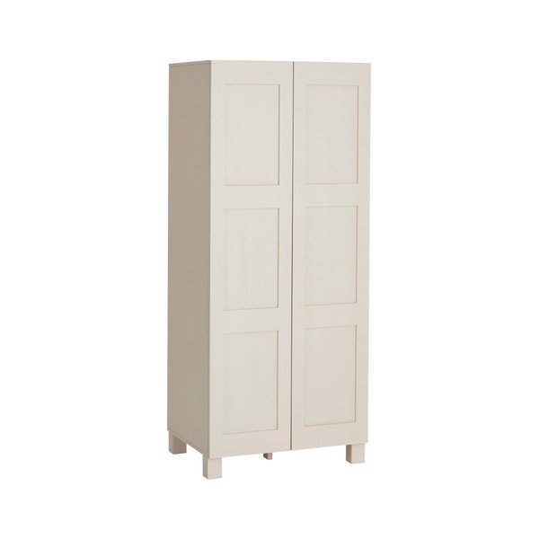 Pilkai smėlinės spalvos iš MDF plokštės pakabinama drabužių spinta 80x190x61 cm Ben – Ellos Home