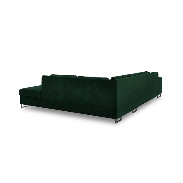 Žalioji sofa lova Cosmopolitan Design San Diegas, dešinysis kampas-image-3