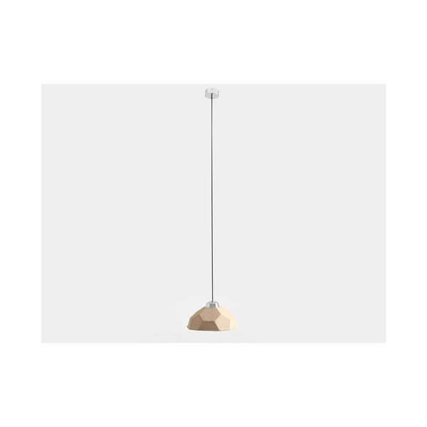 Smėlio spalvos pakabinamas šviestuvas Custom Form Celulo, skersmuo 35 cm-image-2