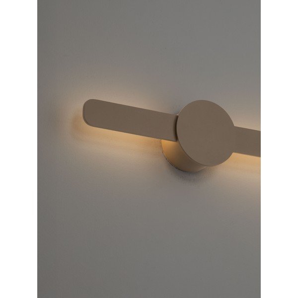 Pilkai smėlinės spalvos iš aliuminio sieninė lempa LED Norei – Nova Luce-image-4