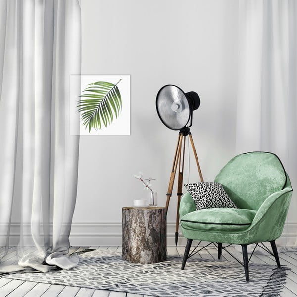 Paveikslas Styler Canvas Greenery Black Palm, 32 x 32 cm-image-1