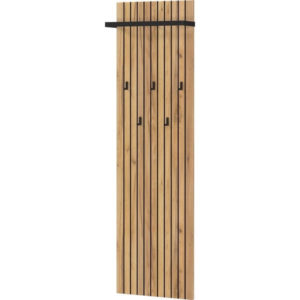 Natūralios spalvos sieninė lentyna iš ąžuolo 46 cm Libbiano – Germania-image-2