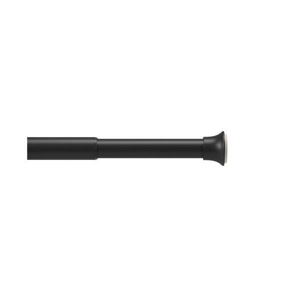 Matinės juodos spalvos dušo užuolaidų strypas 106 - 182 cm Chroma – Umbra-image-2