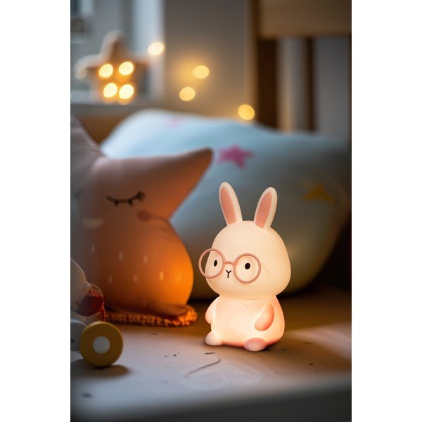 Šviesiai rožinės spalvos vaikiška naktinė lemputė Josie – Fischer & Honsel-image-2