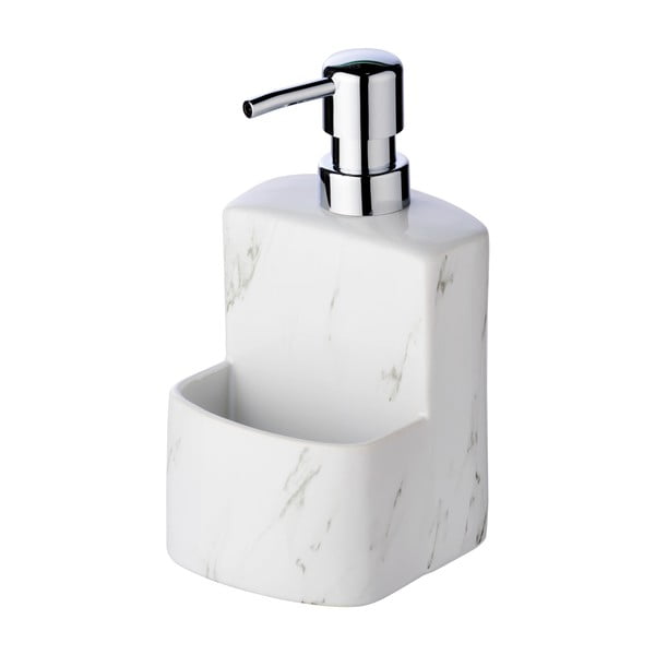 Baltas keraminis muilo dozatorius Weko Festival Marble, 380 ml-image-3