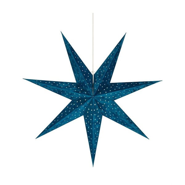 Mėlyna pakabinama dekoracija Markslöjd Velours, 75 cm aukščio