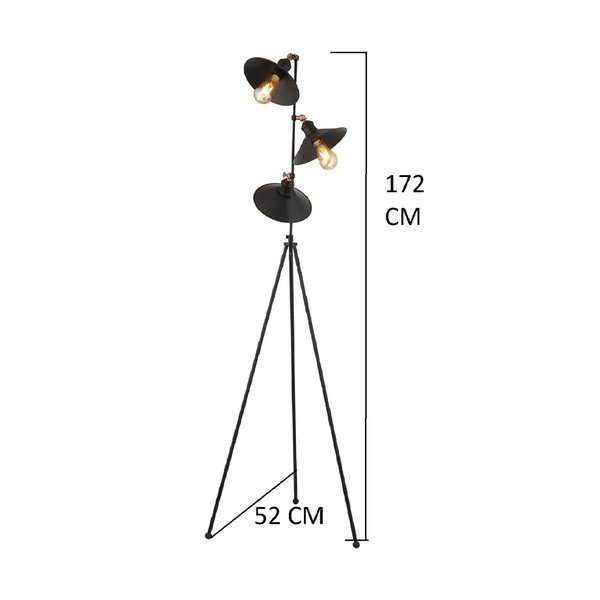 Juoda pastatoma lempa Bowl - Magenta Home-image-2