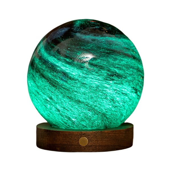 Tamsiai rudos spalvos/tamsios natūralios spalvos šviečianti dekoracija USB ø 12 cm Stellar Ocean – Gingko