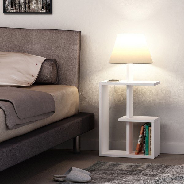 Baltas laisvai pastatomas šviestuvas Homitis Saly-image-1