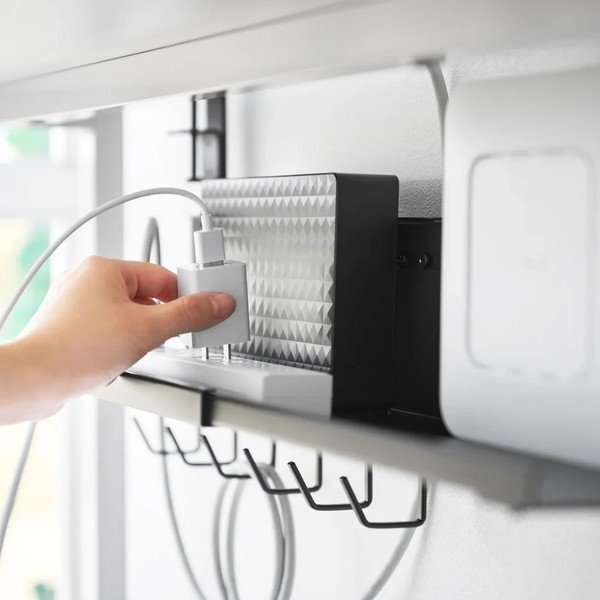 Juodos spalvos iš metalo biuro organizatorius laidams Smart – YAMAZAKI-image-2