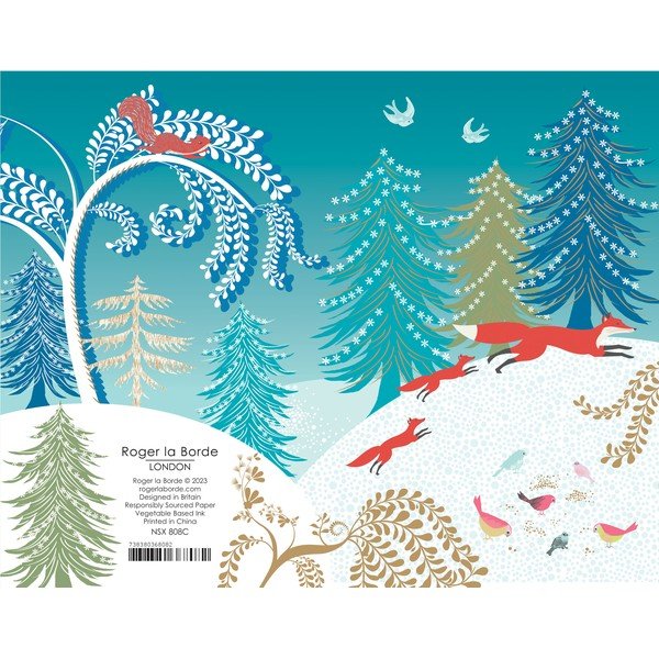 Sveikinimo atvirukai rinkinyje 8 vnt. su Kalėdų motyvu Christmas  – Roger la Borde-image-1