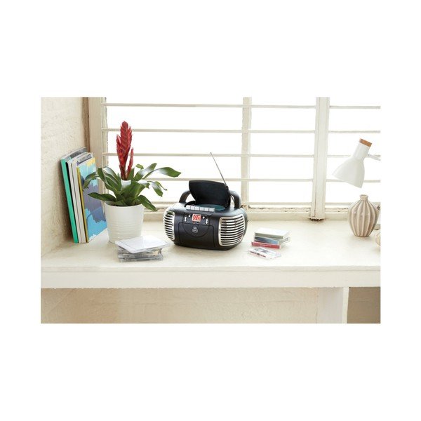Juodas magnetofonas GPO PCD 299 Black-image-2