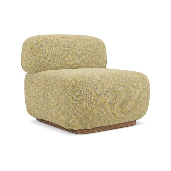 Geltonos spalvos modulinė sofos dalis Ailani – Makamii-image-2