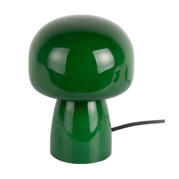 Tamsiai žalios spalvos iš stiklo stalinis šviestuvas (aukštis 20 cm) Fervor – Leitmotiv