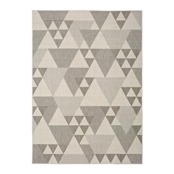 Smėlio spalvos lauko kilimas Universal Clhoe Triangles, 80 x 150 cm