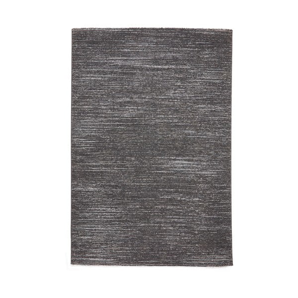 Skalbiamas iš perdirbto pluošto kilimas tamsiai pilkos spalvos 120x170 cm Flores – Think Rugs