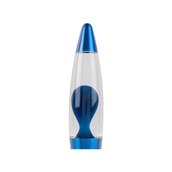 Mėlynos spalvos iš stiklo lavos lempa (aukštis 35,5 cm) Funky Rocket Lava – Leitmotiv-image-2