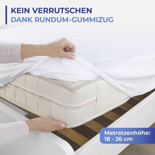 Čiužinio apsauga atspari vandeniui/antialerginė 100x200 cm – Maximex-image-1