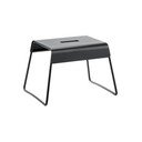 Juoda plieninė taburetė Zone A-Stool
